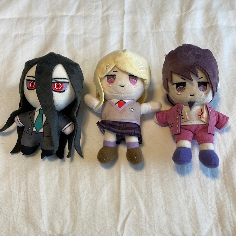 Dangonronpa V3 plush keychain set